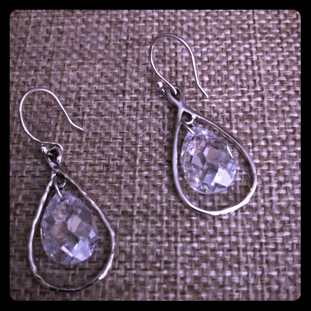 - Silpada Harbor Lights Sterling Teardrop Earrings